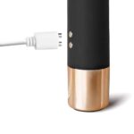 EK-XL073-toyboy-black-and-gold-silicone-rechargeable-dildo-vibrator-for-masturbation
