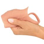 EKXL093-toyboy-flesh-white-penis-open-end-vibe-sleeve-sex-shop-nicosia