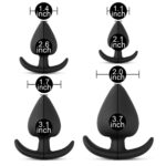 EKXW003-toyboy-black-silicone-butt-plug-set-4-pcs-sex-shop-larnaka