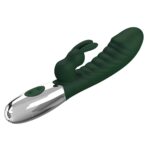 BW-500071DC-pretty-love-naughty-bunny-green-dildo-vibrator-for-couples