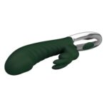BW-500071DC-pretty-love-naughty-bunny-green-dildo-vibrator-with-silicone