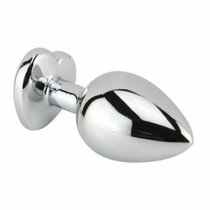 105015-large-heart-base-metal-butt-plug-crystal-clear-9-cm-sex-shop-limassol