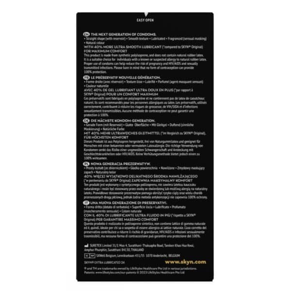 27248-skyn-condoms-extra-lubricated-pack-24-love-shop-germasogia 27248-skyn-condoms-extra-lubricated-pack-24-love-shop-germasogia