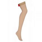 13787-obsessive-beige-stockings-red-detail-bow-women-lingerie-love-shop-cyprus