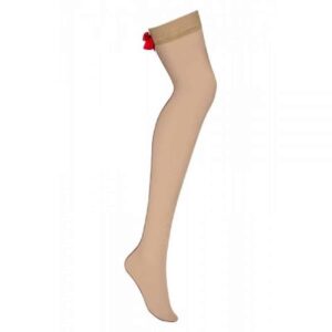 13787-obsessive-beige-stockings-red-detail-bow-women-lingerie-love-shop-cyprus