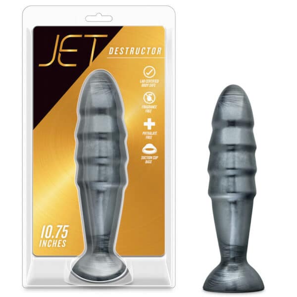 118893-jet-destructor-butt-plug-with-suction-black-27-cm-anal-sex