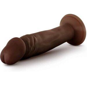 19315-dr-skin-plus-posable-dildo-chocolate-16.5-x-3.8-cm-loveshopcy