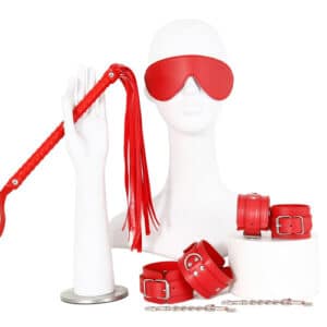 Sex Shop Cyprus 22 20857-red-bondage-set-eye-mask-whip-wrist-and-ankle-cuffs-4-pcs-love-shop-cy
