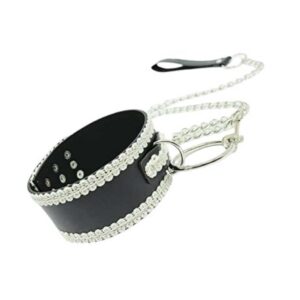 26341-sexy-adjustable-lace-pu-leather-plush-slave-collar-sexshop-Nicosa