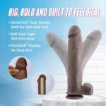 331173-big-john-realistic-brown-dildo-with-balls-11.5inch-for-masturbation