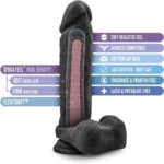 331229-blush-au-naturel-bold-massive-9-inch-black-dildo-cock-and-balls-with-suction-cup-base
