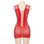 9017-hot-red-criss-cross-mini-dress-sex-shop-Limassol
