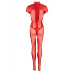 Cottelli-Red-Wetlook-Catsuit-with-Zip-Openings-48597