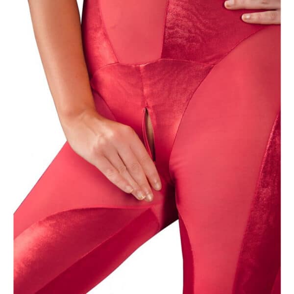 Cottelli-Red-Wetlook-Catsuit-with-Zip-Openings-48599 Cottelli-Red-Wetlook-Catsuit-with-Zip-Openings-48599