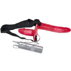 Sex Shop Cyprus 23 Red-Double-Strap-On-with-vibration-Bad-Kitty-sexshop-cyprus