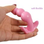 11429-small-soft-anal-triple-beads-butt-plug-pink-9-cm-sexshop-Limassol