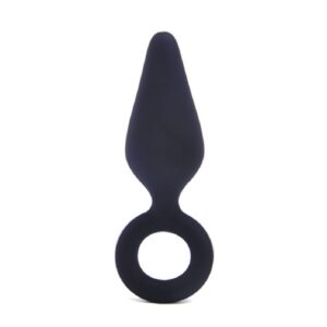 17063-medium-black-silicone-anal-plug-with-retrieval-ringloveshop-cy