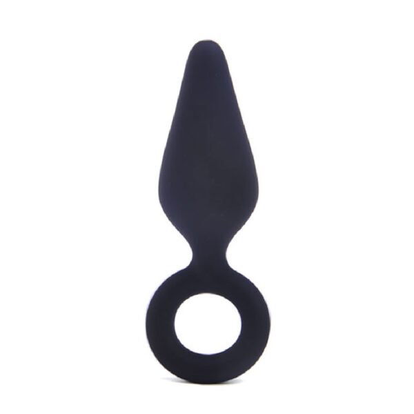 17063-medium-black-silicone-anal-plug-with-retrieval-ringloveshop-cy