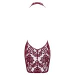 NOIR-HANDMADE-F385-noir-handmade-kink-Royal-cascade-mini-dress-sex-shop-cy