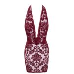 NOIR-HANDMADE-F385-noir-handmade-kink-Royal-cascade-mini-dress-sex-shop-limassol