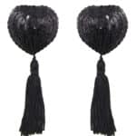 black-heart-burlesque-sequin-nipple-black-tassels-sexshop-Nicosia