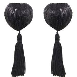 black-heart-burlesque-sequin-nipple-black-tassels-sexshop-Nicosia
