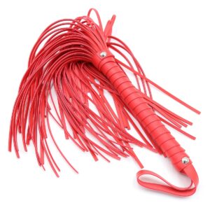 naughty-toys-80-tails-red-leather-flogger-whip-42-cm-sexshop-cyprus