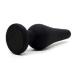 small-black-silicone-anal-butt-plug-with-stopper-11-cm-loveshop-Limassol