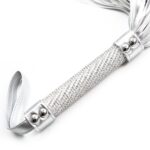 white-bdsm-bondage-flogger-with-diamond-handle-55-cm-sexshop-Larnaca
