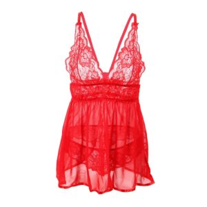 8919-love-me-mesh-chemise-with-lace-string-red-sexshop-Limassol