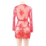 9103-floral-lace-kimono-with-string-red-sexshop-Limassol
