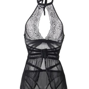 9137-Plus-Size-Adore-Me-Black-Chemise-with-Thong-87893