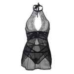 9137-plus-size-adore-me-black-chemise-with-thong-Limassol-sexshop