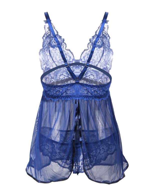 Blue-Mesh-Chemise-with-String-loveshop-Cy