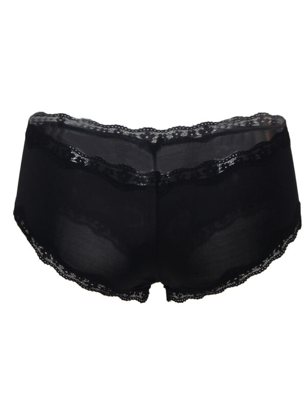 Comfortable-Thong-with-Lace-Hem-Black-87417 Comfortable-Thong-with-Lace-Hem-Black-87417