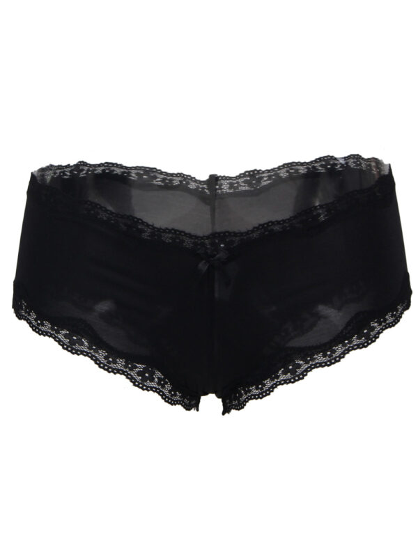 Comfortable-Thong-with-Lace-Hem-Black-87419 Comfortable-Thong-with-Lace-Hem-Black-87419