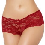 Hot-Red-Floral-Lace-Short-underwear-Larnaca-87341