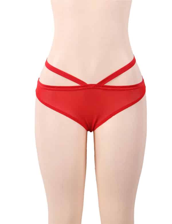 Hot-Red-Flyaway-Chemise-with-Thong-87837 Hot-Red-Flyaway-Chemise-with-Thong-87837