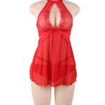 Hot-Red-Flyaway-Chemise-with-Thong-87839