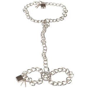 Metal-Chain-Collar-and-Handcuffs-loveshop-cy
