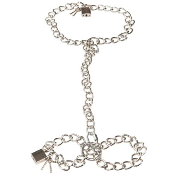 Metal-Chain-Collar-and-Handcuffs-loveshop-cy