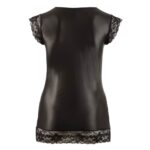 Plus-Size-Wetlook-Mini-Dress-with-Low-Cut-77205