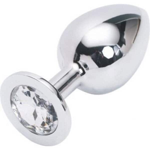 Stainless-steel-Jewel-Butt-plug-White-diamond-Medium-size-loveshop-cy