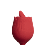 red-silicone-clitoral-rose-licking-tongue-with-thrusting-bullet-vibrator-Paphos-sexshop