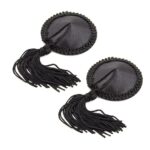 202401006-naughty-toys-black-round-nipple-covers-with-tassel-sexshop-Limassol