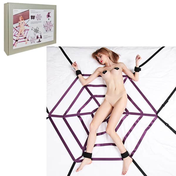 EK-352400036-toyboy-spider-web-bed-restraints-strap-set-bondage-play EK-352400036-toyboy-spider-web-bed-restraints-strap-set-bondage-play