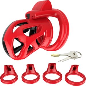 EK-CB6000S-R-trifus-black-red-abs-male-chastity-penis-cage-loveshopcy