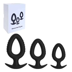 EK-TB-038-bruno-set-3-piece-black-silicone-anal-plug-trainer-kit-for-beginners