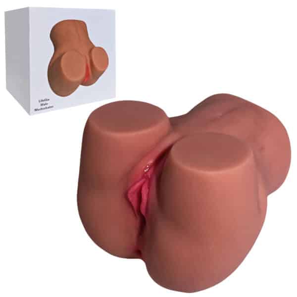 EK-YQ-A204-luna-brown-vagina-and-anus-masturbator-for-men-0.9Kg-loveshop-cy