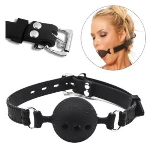 17345-naughty-toys-breathable-ball-gag-large-black-ø-45-cm-sexshop-Nicosia